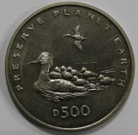  500 динар 1996г.  Босния и Герцеговина.   Утка с выводком ,  состояние UNC - Мир монет