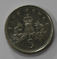 5 пенсов 2006г. Великобритания, состояние UNC - Мир монет
