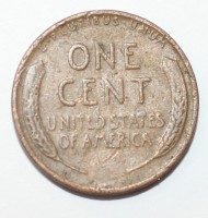 1 цент 1954г. США. D, состояние VF. - Мир монет