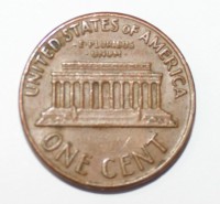 1 цент 1972г. США. б/б, состояние VF-XF. - Мир монет