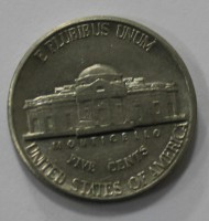 5 центов 1987г. P. США, никель, состояние XF - Мир монет