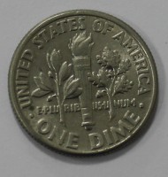 10 центов  1995г. D. США,  состояние XF - Мир монет