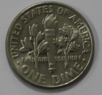 10 центов  2002г. D. США,  состояние XF - Мир монет