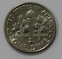 10 центов 2007г.   Р , США, состояние XF - Мир монет