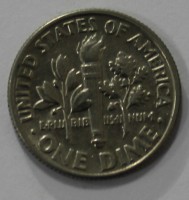 10 центов 1990г. D. США, состояние XF. - Мир монет