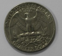25 центов 1991г.  D, США, состояние VF. - Мир монет