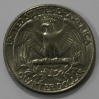 25 центов 1977г.  D, США, состояние VF. - Мир монет