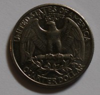 25 центов 1996г.  D, США, состояние VF. - Мир монет