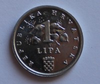 1 липа 1995г. Хорватия,состояние UNC - Мир монет