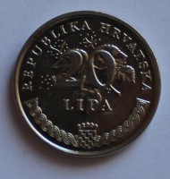 20 липа 2005г. Хорватия, состояние ХF - Мир монет