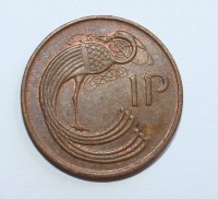 1 пенни 1988г. Ирландия, Птица ,состояние VF - Мир монет