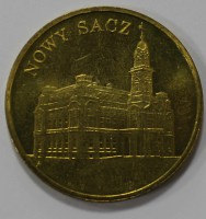2 злотых, 2006 г. Польша.  Новы-Сонч , состояние UNC  - Мир монет