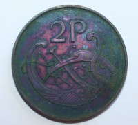 2 пенса 1971г. Ирландия,  Птица ,состояние XF-UNC - Мир монет