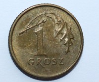 1 грош 1992г. Польша, состояние  - Мир монет