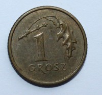 1 грош 2003г. Польша, состояние  - Мир монет