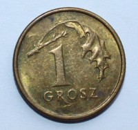 1 грош 2004г. Польша, состояние  - Мир монет