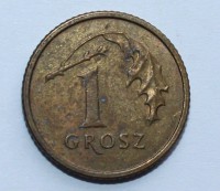 1 грош 2008г. Польша, состояние  - Мир монет
