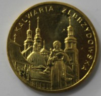 2 злотых  2010 г, Польша. Кальвария Зебжидовска ,  состояние UNC. - Мир монет