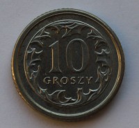 10 грошей 2000г.Польша, состояние  - Мир монет