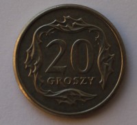20 грошей 1991г. Польша, состояние  - Мир монет