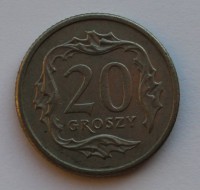 20 грошей 1996г. Польша, состояние  - Мир монет