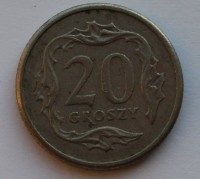 20 грошей 1997г. Польша, состояние  - Мир монет