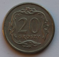 20 грошей 2006г. Польша, состояние  - Мир монет