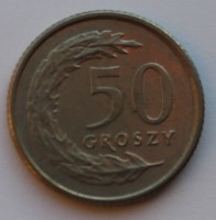 50 грошей 1991г. Польша, состояние  - Мир монет