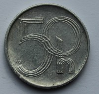 50 галер 1994г. Чехия, алюминий, состояние VF - Мир монет