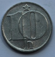 10 галер 1978г. Социалистическая Чехословакия,алюминий,состояние XF. - Мир монет