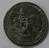 5 центов 2005г. США. Выход к Тихому океану, состояние UNC. - Мир монет
