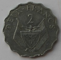 2 франка 1970uг. Франция,состояние XF - Мир монет