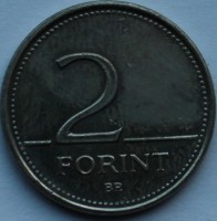 2 форинта 2007г. Венгрия,состояние ХF - Мир монет