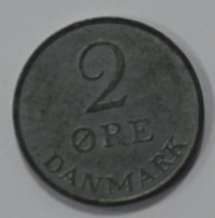 2 эре 1970г. Дания, цинк, состояние VF. - Мир монет