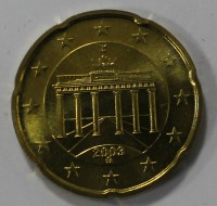 20 евроцентов  2003г.  Германия G, состояние UNC. - Мир монет