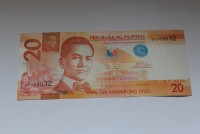 Банкнота  20 песо 2014г. Филиппины, состояние UNC. - Мир монет