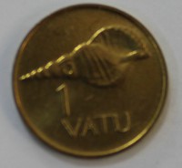 1 вату 2002г. Вануату, состояние UNC. - Мир монет