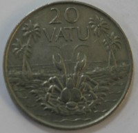 20 вату 1983г. Вануату, состояние ХF. - Мир монет