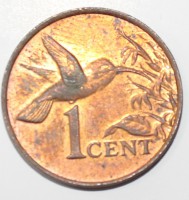 1 цент 1979г. Тринидад и Тобаго,состояние XF - Мир монет