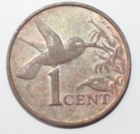 1 цент 2003г. Тринидад и Тобаго,состояние VF - Мир монет