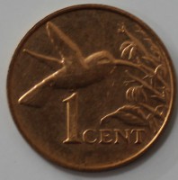 1 цент 2005г. Тринидад и Тобаго,состояние XF-UNC - Мир монет