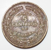 5 сентаво 1989г. Гондурас,  состояние VF. - Мир монет