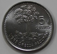 5 сентаво 2010.г. Гватемала,  состояние UNC - Мир монет