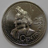 25 сентаво 2000.г. Гватемала,  состояние XF-UNC - Мир монет
