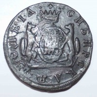2 копейки 1771г. Екатерина II, медь, состояние VF+ - Мир монет