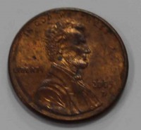 1 цент 2005г. США. D, состояние XF - Мир монет