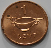1 цент 1996г. Соломоновы Острова,состояние аUNC - Мир монет