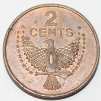 2 цента 1987г. Соломоновы острова,состояние VF. - Мир монет
