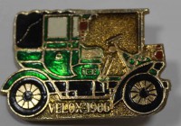 Значек " Велокс 1906.", алюминий, застежка. - Мир монет
