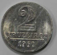 2 крузейро 1960г. Бразилия, состояние VF-XF - Мир монет